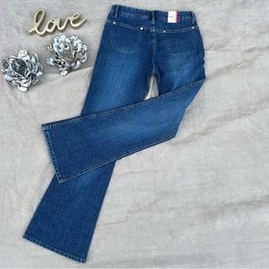 NEW Dutchess Jeans Flare Bottom Blue Denim - 5/6 w27 x 31